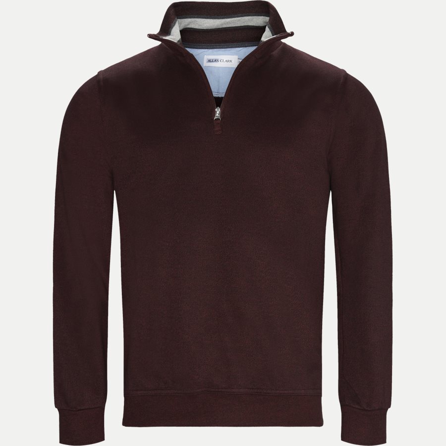 BILBAO - Bilbao Sweatshirt - Sweatshirts - Regular - BORDEAUX MEL - 1